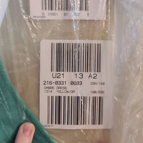 Blue/green size 13/14 Homecoming dress. - Picture 15 of 15